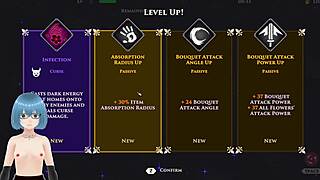 playing wedding witch hentai gameplay 6, her big oppai bride outfit gets ripped for sexy fucking