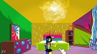 ena fingers pussy to squirting orgasm art