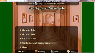 Seductive swim team tempts with rpg flashing seduction game