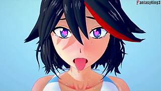 ryuko matoi bikini tease hides wild kill la kill sex