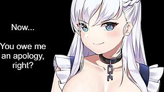 azur lane belfast commands your joi with cbt and cei, stroke to her hentai instructions now