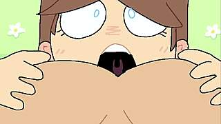 Camera freeze captures her dropping to knees for sloppy blowjob rimjob lick fest in spanish dub