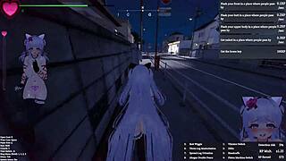 whoa, manaka's sfm key hunt with bdsm flashing and toys 😏🔑