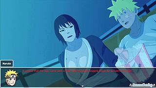 Naruto sneaks sex with Shizune while living with Tsunade uncensored anime hentai