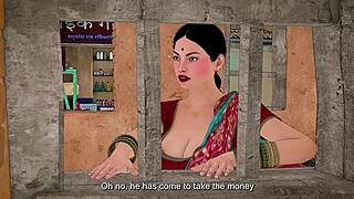 lonely desi bhabhi grabs landlord's thick dick to fill her hungry pussy deep in hindi