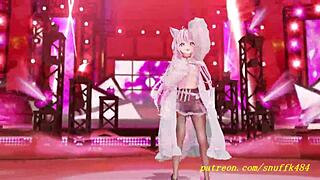 koyori's smooth mmd dance moves in 3d hololive style draw you in close