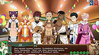 friends at game camp cosplay gay teens fuck hard russian voiceover episode 56