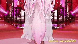 koyori's smooth mmd dance moves in 3d hololive style draw you in close