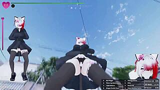 Manaka flashes nude in public daytime with toys moaning orgasm.