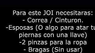 STROKE TO MY PUBLIC FEMDOM JOI IN SPANISH CEI OUTDOOR