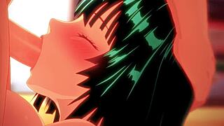 Fubuki's massive tits and juicy ass get pounded doggystyle with blowjobs and cumshots in sexy OPM hentai POV