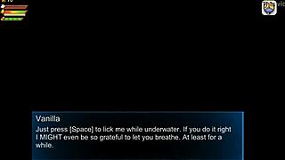 3d femdom vampire forces feet pussy licking humiliation