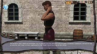 horny ginger twink bends over craving my huge white cock deep in his tight asshole medieval style