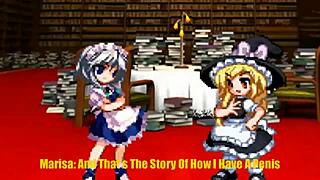 Erza Scarlet dominates 3v3 scarlet lobby battle Touhou hentai parody