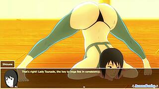 Naruto sneaks sex with Shizune while living with Tsunade uncensored anime hentai