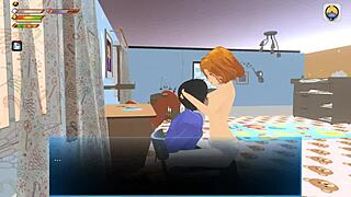 University Femdom Milf Legs Massaged Into Wild 3D Game Action