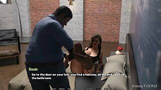 WIFE SUCKS AND FUCKS STRANGER'S MONSTER COCK IN ELEVATOR FOR HUSBAND'S DEBTS!