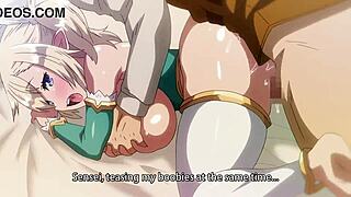 big titted glasses girl gives sloppy blowjob handjob ends in creampie bliss