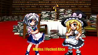 Erza Scarlet dominates 3v3 scarlet lobby battle Touhou hentai parody