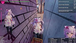 whoa, manaka's sfm key hunt with bdsm flashing and toys 😏🔑