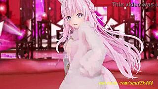 koyori's smooth mmd dance moves in 3d hololive style draw you in close