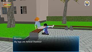 University Femdom Milf Legs Massaged Into Wild 3D Game Action