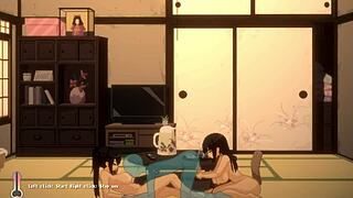 Summer Gameplay: Anime Tits Tittyfuck Creampie