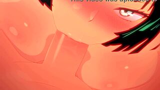 Fubuki's massive tits and juicy ass get pounded doggystyle with blowjobs and cumshots in sexy OPM hentai POV