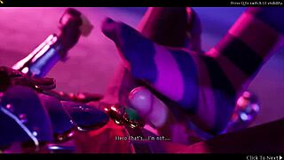 Big Ass Witch Dominates Knight's Pussy in 3D Hentai