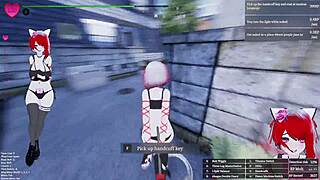 Manaka flashes nude in public daytime with toys moaning orgasm.