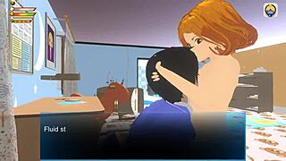 University Femdom Milf Legs Massaged Into Wild 3D Game Action