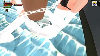 3d femdom vampire forces feet pussy licking humiliation