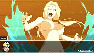 naruto POUNDS tsunade hard in steamy hot springs anime hentai action