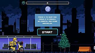 Lucky 18yo Delivery Man Fucks Horny Clients in Hentai Game