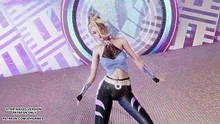 akali's sexy kda dance turns erotic mmd hentai orgy 4k frenzy 🔥💦