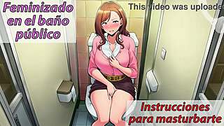 they feminize you in public bathroom obey asmr joi spanish voice