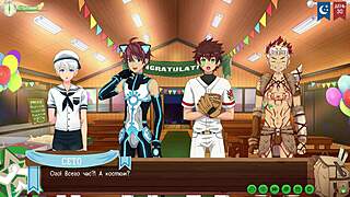 friends at game camp cosplay gay teens fuck hard russian voiceover episode 56