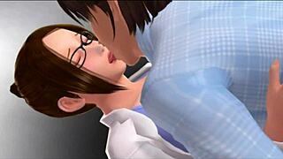 hey sexy doctor reika rides patient's cock cowgirl doggystyle in hospital fuck frenzy