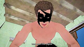 indian superhero krrish rescues desi sister-in-law then pounds her hard