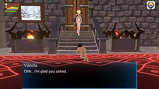 3d femdom vampire forces feet pussy licking humiliation