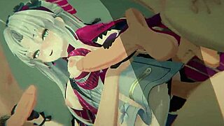 Wuwa Carlotta's mafia scandal hits hard bound heiress anal POV DP sandwich! 🍑😈🔥