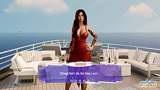 Feasting on Diana's juicy pussy aboard her yacht - grand tits adventure ep18 gameplay!