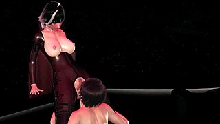 wanna watch curvy riri's massive tits get squeezed in shiny nylon while her big ass gets spanked red then squirting cunnilingus?