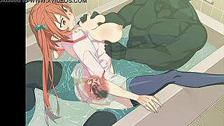 Huge Cock Hentai Manga Babe Takes Intense Pounding In Episode 002