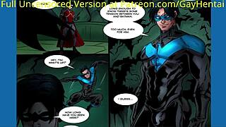 batboys gay blowjob animation from dc comics rule 34 comic 😏