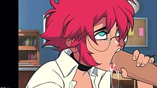 What if Big Titty Anime Girl Deepthroats Cock Until Tits Bounce Wildly?