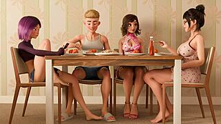 she sneaks her young stud to the bathroom for hidden hardcore fuck