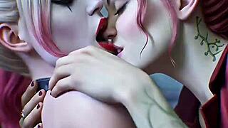 Poison Ivy Lures Harley Quinn into Steamy Lesbian Hentai AI Ecstasy