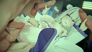 emilia's royal half-elf scandal explodes in bound creampie frenzy