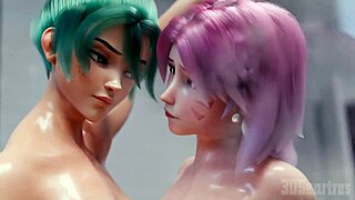 overwatch's wildest animations gangbang bukkake overload!